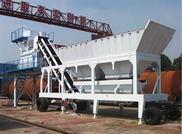 25m3/h Mobile Concrete Plant