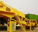 mini mobile concrete mixing plant